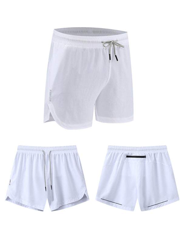 Men's breathable loose version quick-drying running training three-quarter shorts - Stormyjay