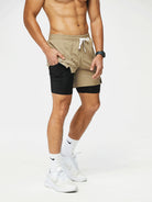 Men's breathable loose fit quick-drying training shorts - Stormyjay