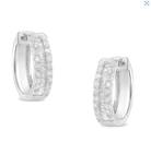 Sterling-Silver Diamond Hoop Earring (1/2 cttw, I-J Color, I2-I3 Clarity) - Stormyjay