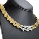 14k Yellow Gold 2 3/4 Cttw Pave Diamond Miami Cuban Curb Link Chain 16" Necklace (H-I Color, SI1-SI2 Clarity) - Stormyjay