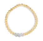 14k Yellow Gold 2 3/4 Cttw Pave Diamond Miami Cuban Curb Link Chain 16" Necklace (H-I Color, SI1-SI2 Clarity) - Stormyjay