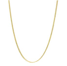 Semi-Solid 14K Yellow Gold 4.5mm Miami Cuban Chain Necklace - Unisex Chain - Stormyjay