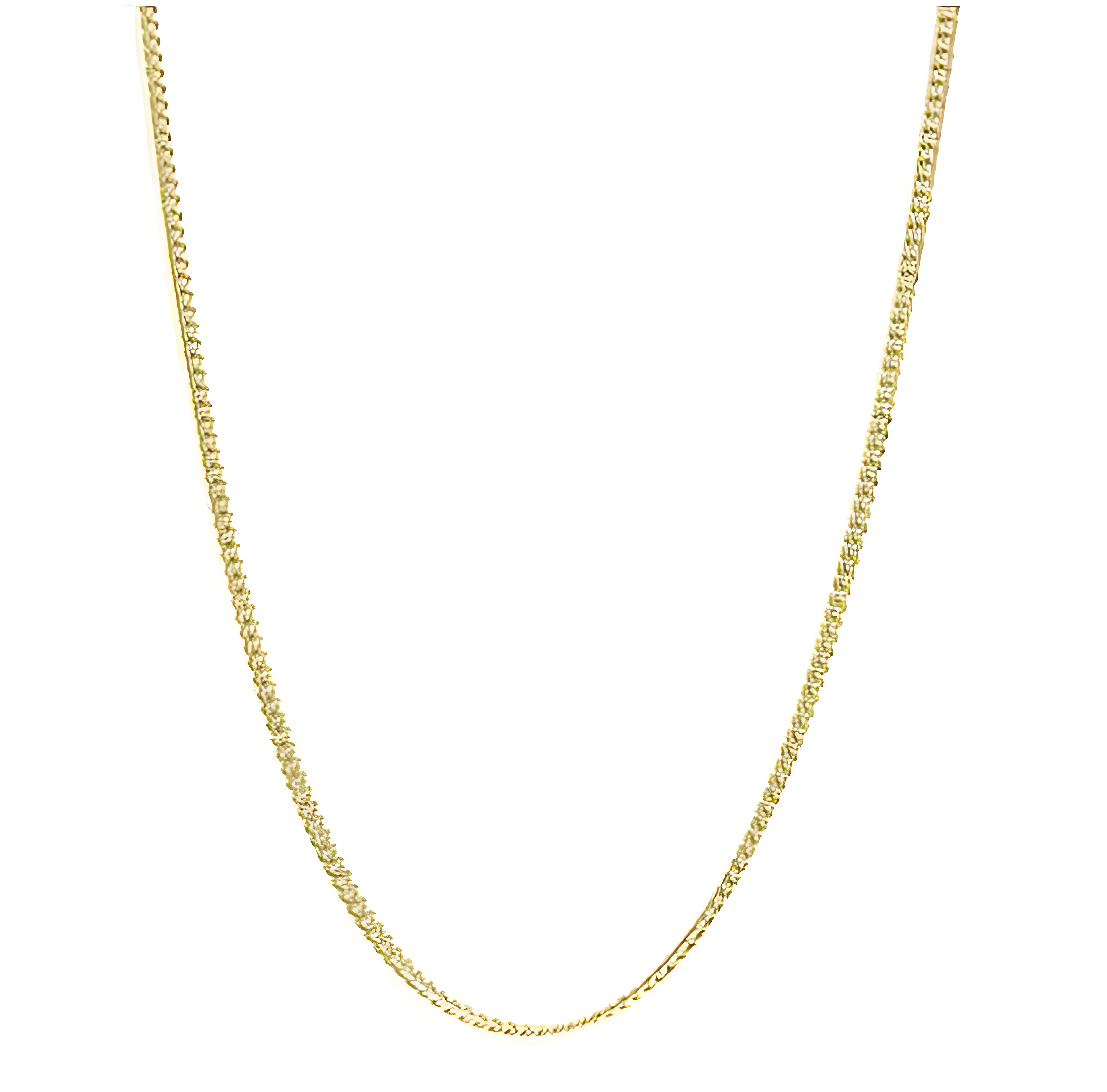 Semi-Solid 14K Yellow Gold 4.5mm Miami Cuban Chain Necklace - Unisex Chain - Stormyjay