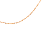 10K Gold 0.5 mm Slender & Dainty Fine Rope Chain Necklace - Stormyjay