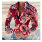 Men's Vacation Lapel Collar Polyester Shirt - Stormyjay