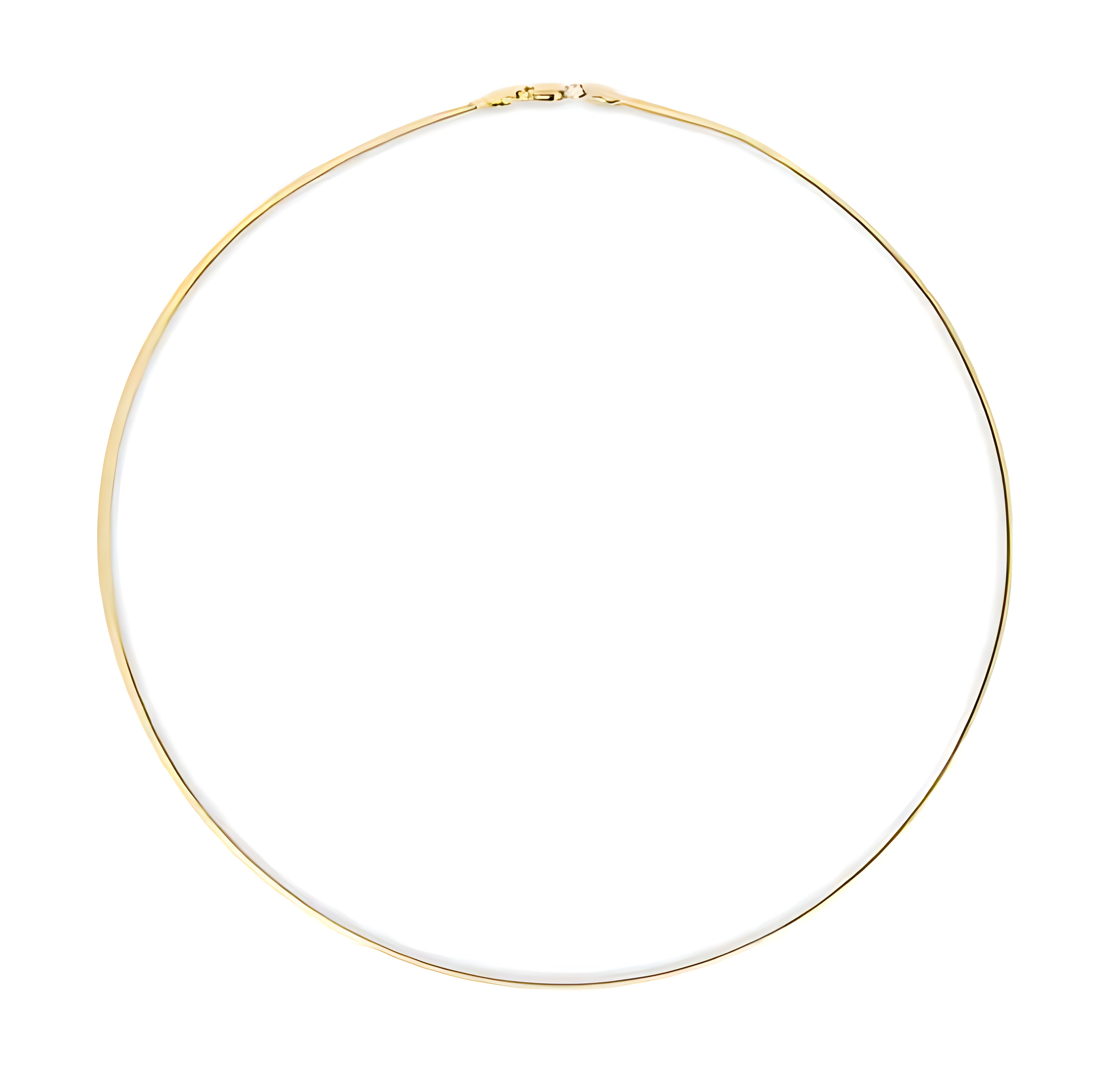 Unisex Solid 14K Gold 2.8mm Imperial Herringbone Chain Necklace - Stormyjay