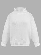 Turtleneck Long Sleeve Sweater - Stormyjay