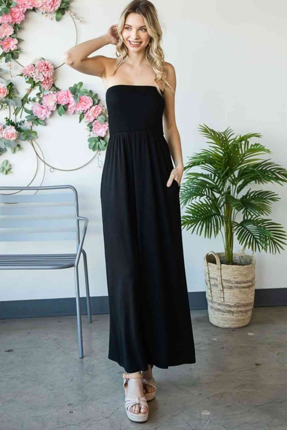 Heimish Full Size Strapless Maxi Dress - Stormyjay