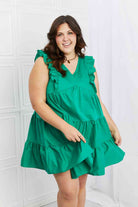 Hailey & Co Play Date Full Size Ruffle Dress - Stormyjay