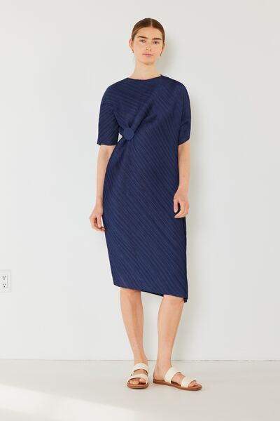 Marina West Swim Pleated Dolman Sleeve Dress - Stormyjay