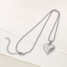 Stainless Steel Heart Pendant Necklace