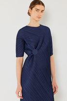 Marina West Swim Pleated Dolman Sleeve Dress - Stormyjay