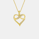 Moissanite 925 Sterling Silver Heart Necklace