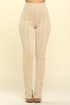 Knit High Rise Leggings - Stormyjay