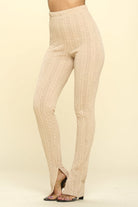 Knit High Rise Leggings - Stormyjay