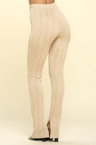 Knit High Rise Leggings - Stormyjay