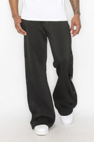 Flared Bandana Fleece Pants - Stormyjay