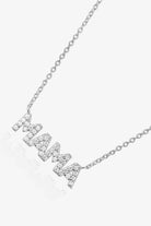 MAMA Zircon 925 Sterling Silver Necklace