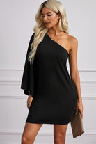 One Shoulder Statement Dress - Stormyjay