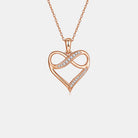 Moissanite 925 Sterling Silver Heart Necklace