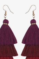 Layered Tassel Earrings