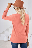 Notched Long Sleeve T-Shirt - Stormyjay